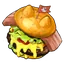 Mozzarina Cheeseburger Palworld icon